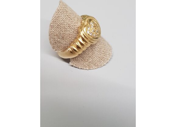 Image Bague Or jaune Diamant