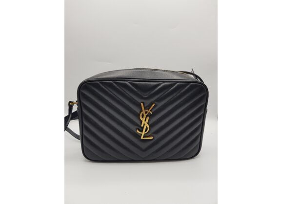 Image Sac à main YVES SAINT LAURENT Lou Camera Porté croisé Cuir Noir