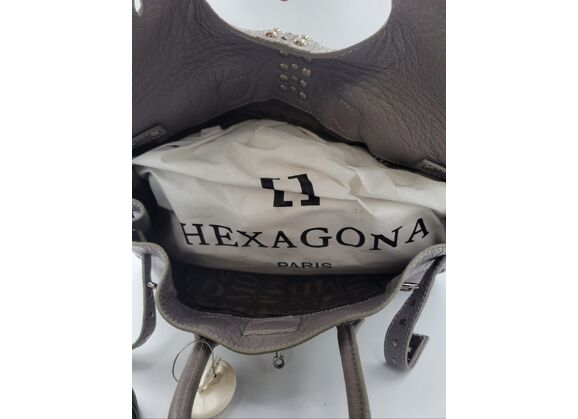 Image Sac à main MAC DOUGLAS Porté main Cuir Gris