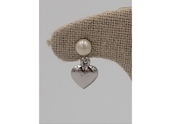 Image Boucles d'oreilles Or blanc