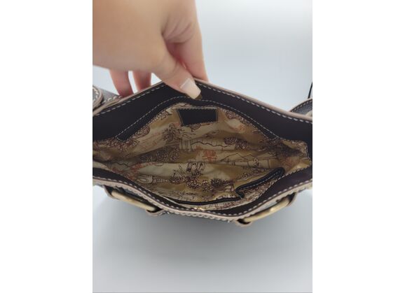 Image Sac à main LANCEL Porté épaule Cuir Marron