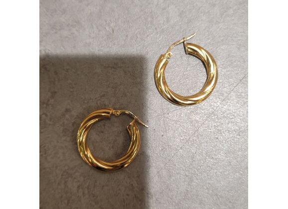 Image Boucles d'oreilles Or jaune