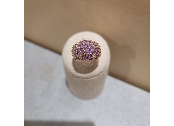 Image Bague Or jaune Améthyste Sans