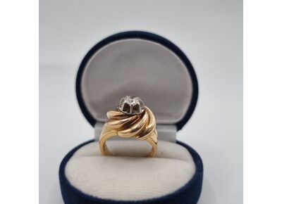 Image Bague Or rose Diamant