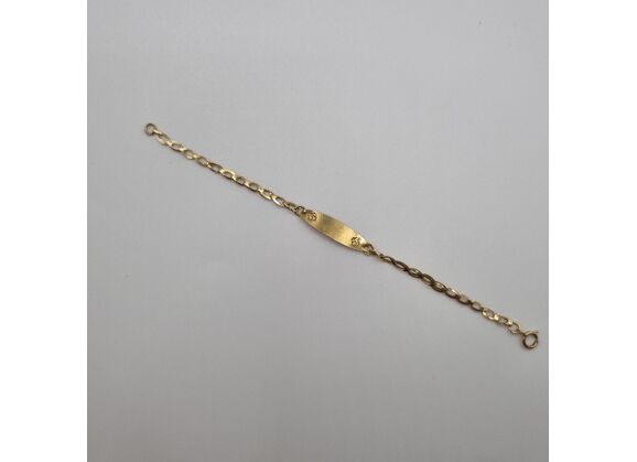 Image Bracelet Gourmette Or jaune