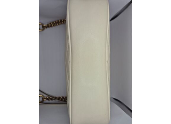 Image Sac à main GUCCI Porté épaule Tissu Beige