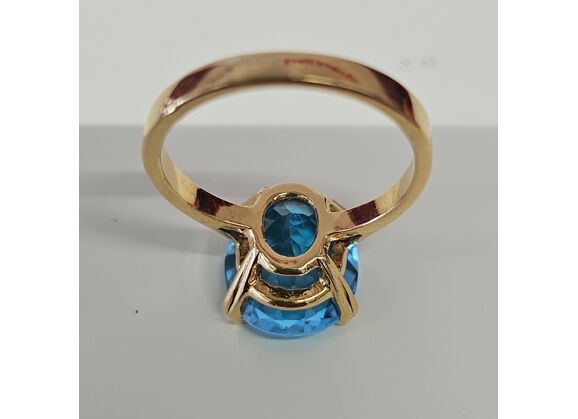 Image Bague Or jaune Topaze Sans