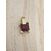 Image Pendentif Or jaune Pierre rouge Pierre rouge