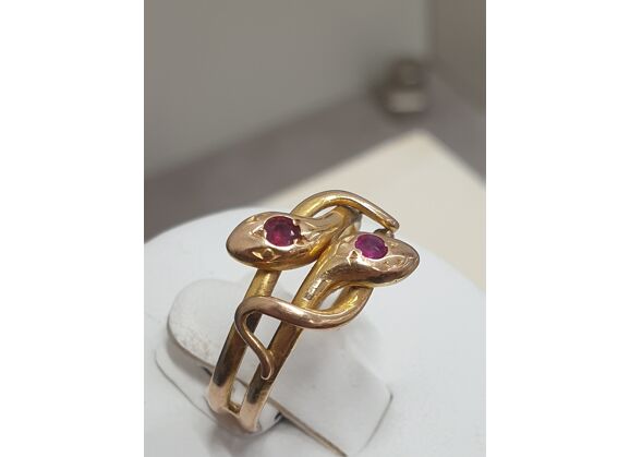 Image Bague Or jaune Rubis Sans