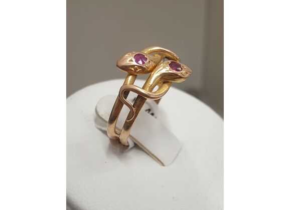 Image Bague Or jaune Rubis Sans