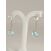 Image Boucles d'oreilles Or blanc Topazes