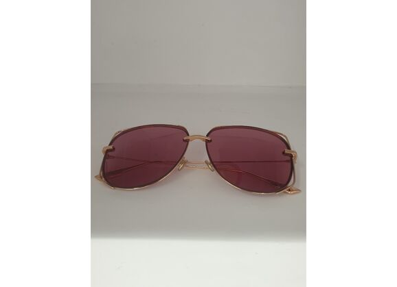 Image Lunettes de soleil DIOR Métal Doré 58 mm