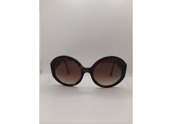 Image Lunettes de soleil Prada Plastique Noir brun 55 mm