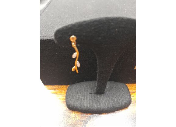 Image Boucles d'oreilles Or jaune Diamant Diamant