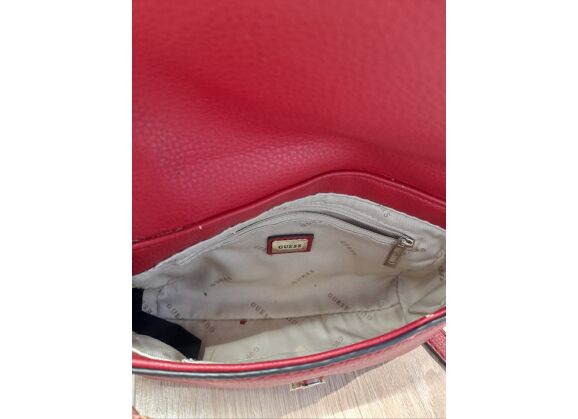 Image Sac à main GUESS Porté croisé Cuir Rouge