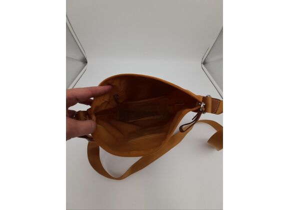 Image Sac à main LANCASTER Porté croisé Tissu Moutarde