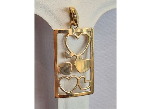 Image Pendentif Cœur Or jaune