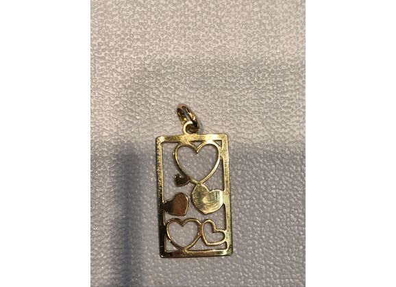 Image Pendentif Cœur Or jaune