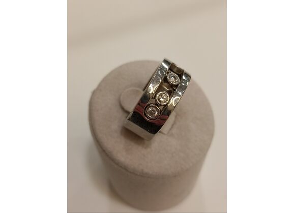 Image Bague Or blanc Diamant Diamant