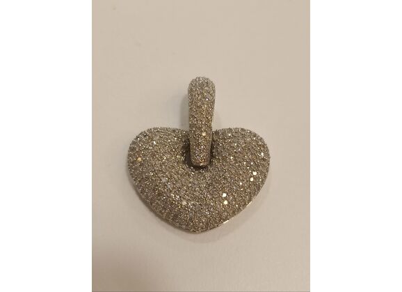 Image Pendentif Or blanc Diamant Diamant