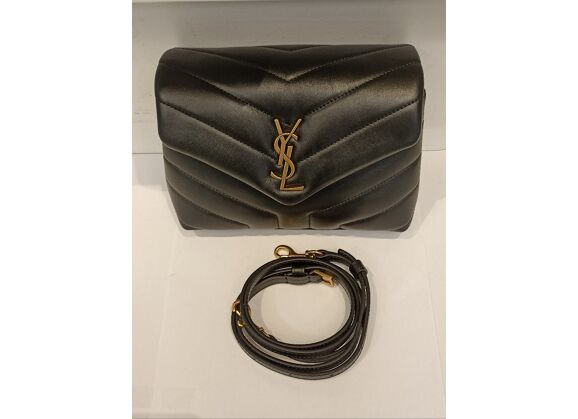 Image Sac à main YVES SAINT LAURENT Porté épaule Cuir Noir