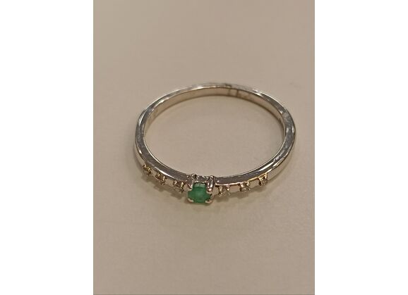 Image Bague Or blanc Diamants