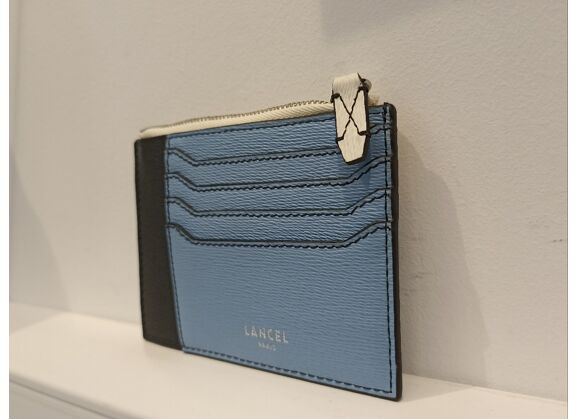 Image Portefeuille Cuir Bleu