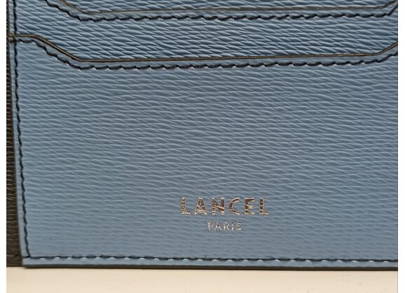 Image Portefeuille Cuir Bleu