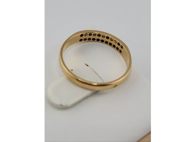 Image Bague Or jaune Diamants