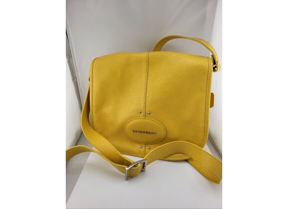 Image Sac à main Porté épaule Cuir Jaune