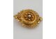 Image Broche Or empierré NON SIGNE Or jaune Perle Perle
