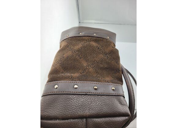 Image Sac à main Porté main Toile Marron