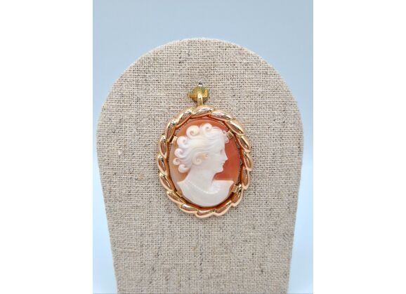 Image Broche Or NON SIGNE Or jaune