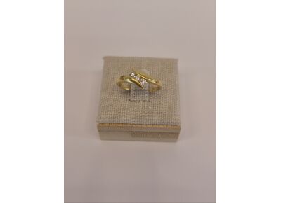 Image Bague Or jaune Diamants