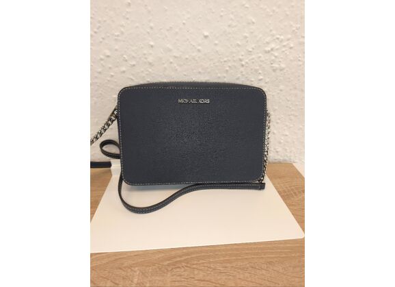 Image Sac à main MICHAEL KORS Porté croisé Toile enduite Bleu jean
