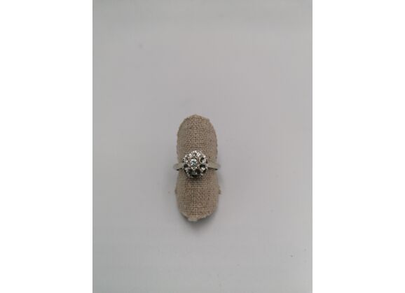 Image Bague Or blanc Diamant