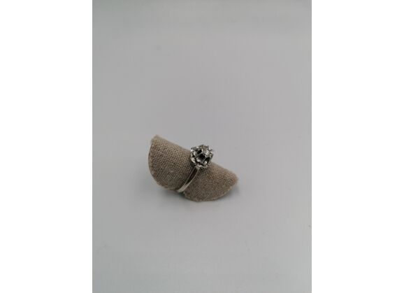 Image Bague Or blanc Diamant
