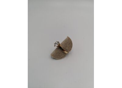 Image Bague Or jaune Oxyde de zirconium Sans