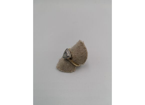 Image Bague Or jaune Or blanc Diamant Diamant