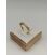 Image Bague Or jaune Oxydes de zirconium