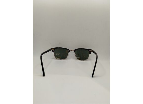 Image Lunettes de soleil Clubmaster Acétate Noir 50 mm