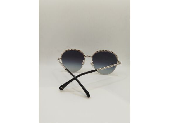 Image Lunettes de soleil Pantos Métal Blanc 55 mm