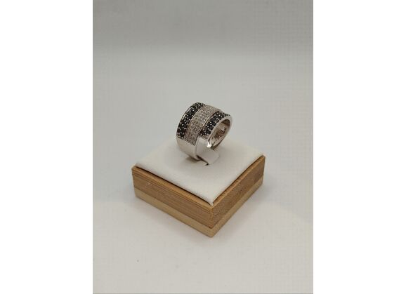 Image Bague Or blanc Diamants