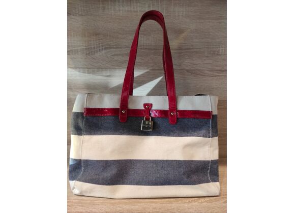 Image Sac à main TOMMY HILFIGER Port épaule Tissu Bleu