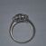 Image Bague Or blanc Saphir Diamant