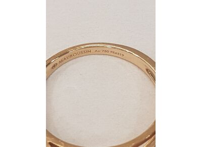 Image Bague Or rose Diamant Diamant