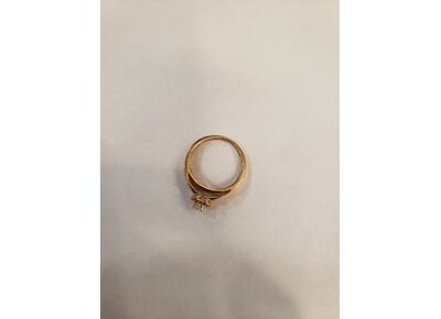 Image Bague Or rose Diamant Diamant