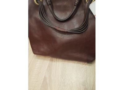 Image Sac à main CELINE Porté main Cuir Marron