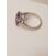 Image Bague Or blanc Améthyste Améthyste