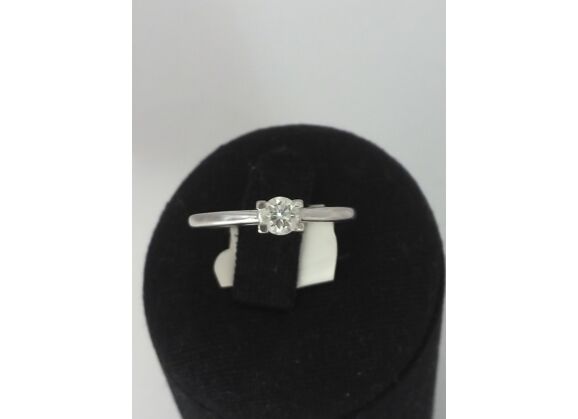 Image Bague Or blanc Diamant